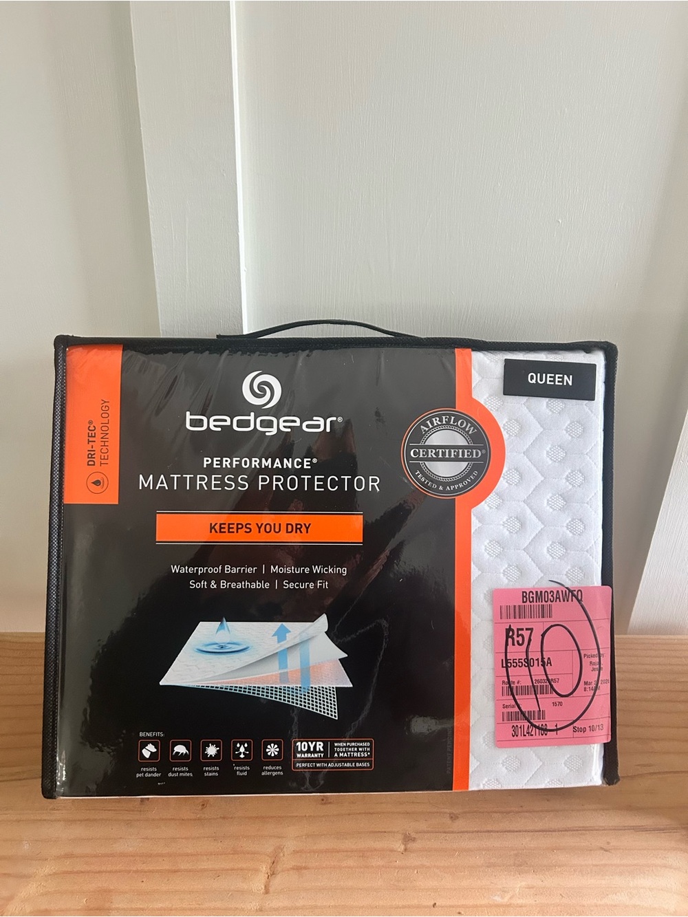 Bedger Performane Dri-Tec Queen Waterproof Mattress Protector